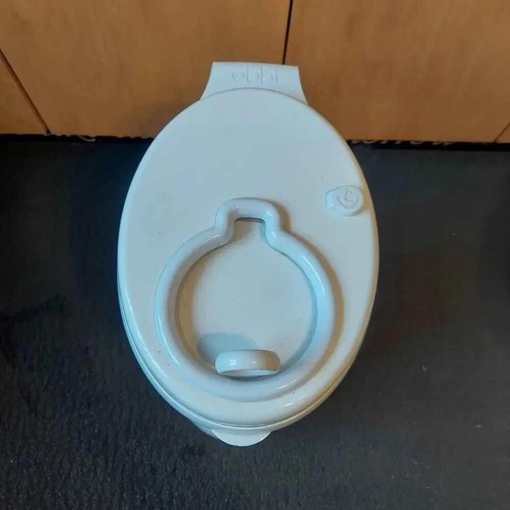 Ubbi White Stainless Steel Diaper Pail